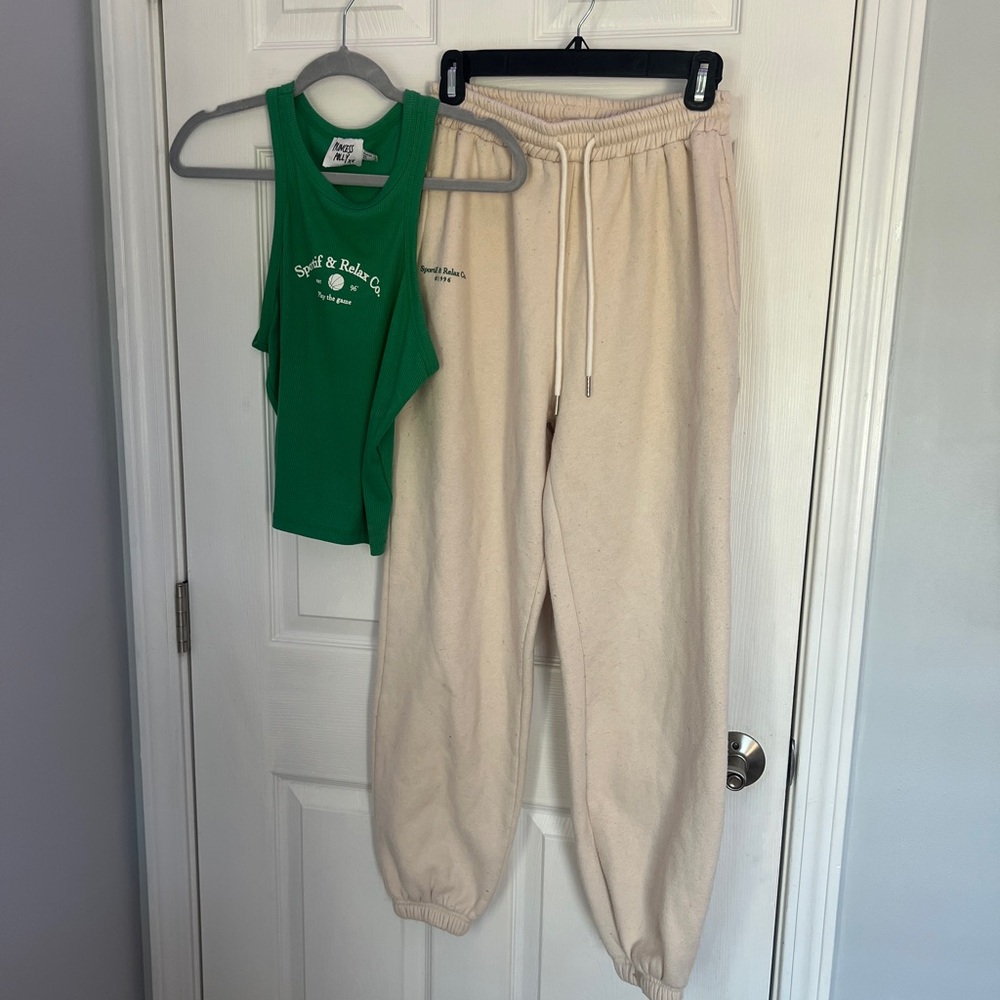 Princess Polly Sportif Tank Top and Sweatpants Set